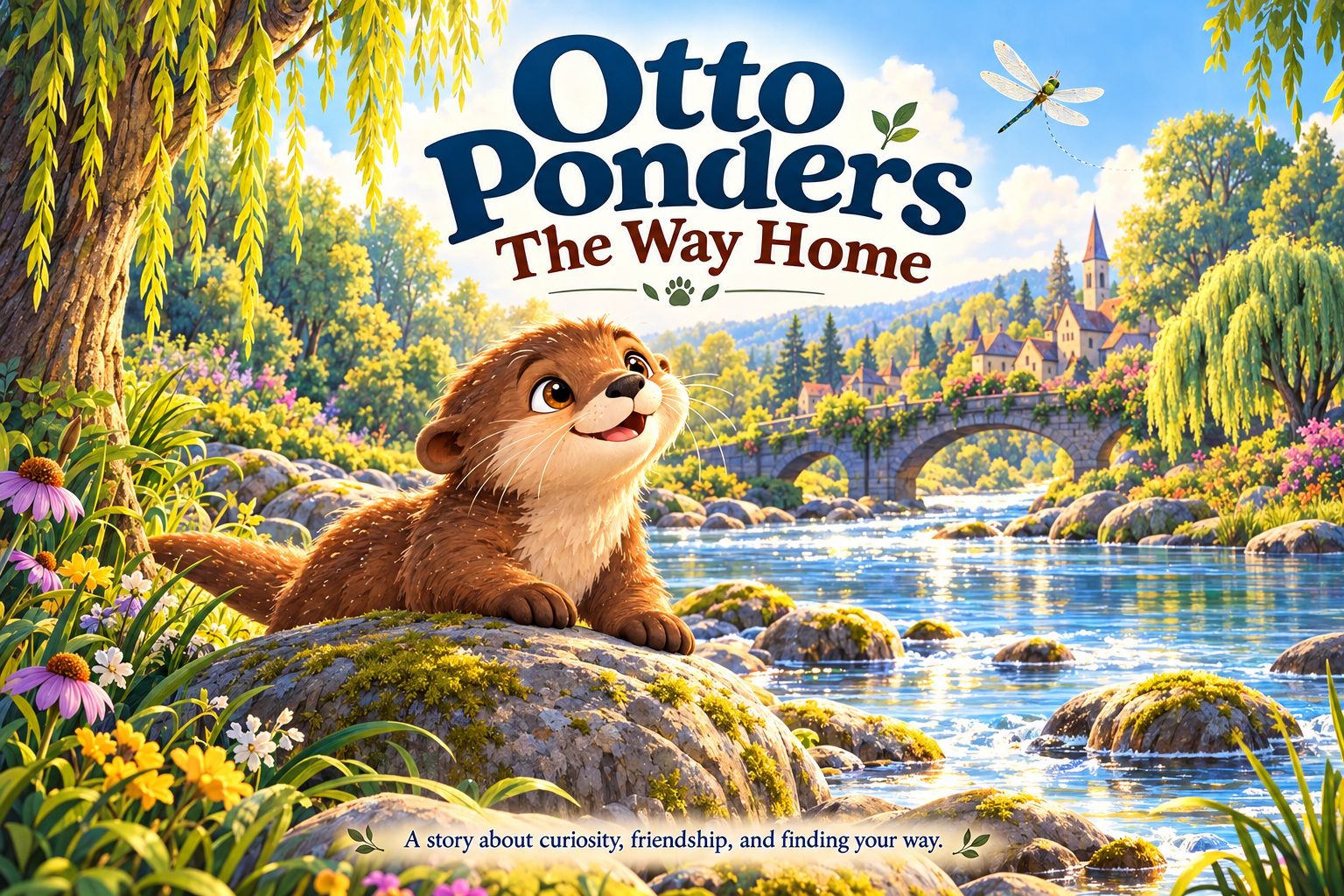 Illustrated book cover, page 1